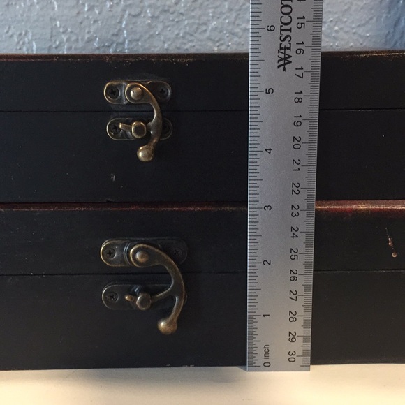 Set Of Wood Decor Stacking Boxes - Picture 9 of 9